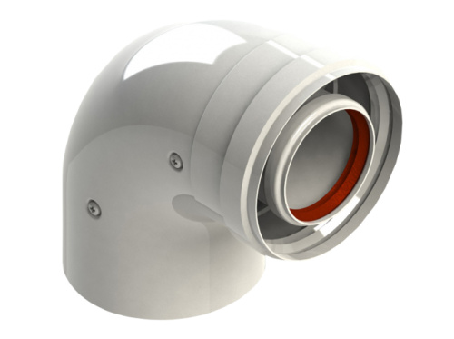 ���� ����� ������������ DN60/100, ���� 90 ��. (�/�) ROMMER/DR Thermo