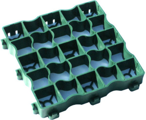 Газонная решетка пластиковая 330 ш х 50 в х 330 д. Max (зеленая) GidroGroup