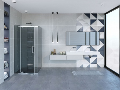 ������� ���������� 90*90*200 �������, ��������� �����, ������������ ������ 6 ��, ERLIT