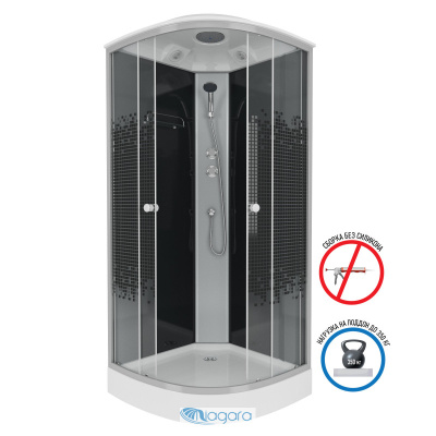 ������� ������ 80*80*215 ������ ������, ������ �������, ������ ������, 3 ����� NIAGARA